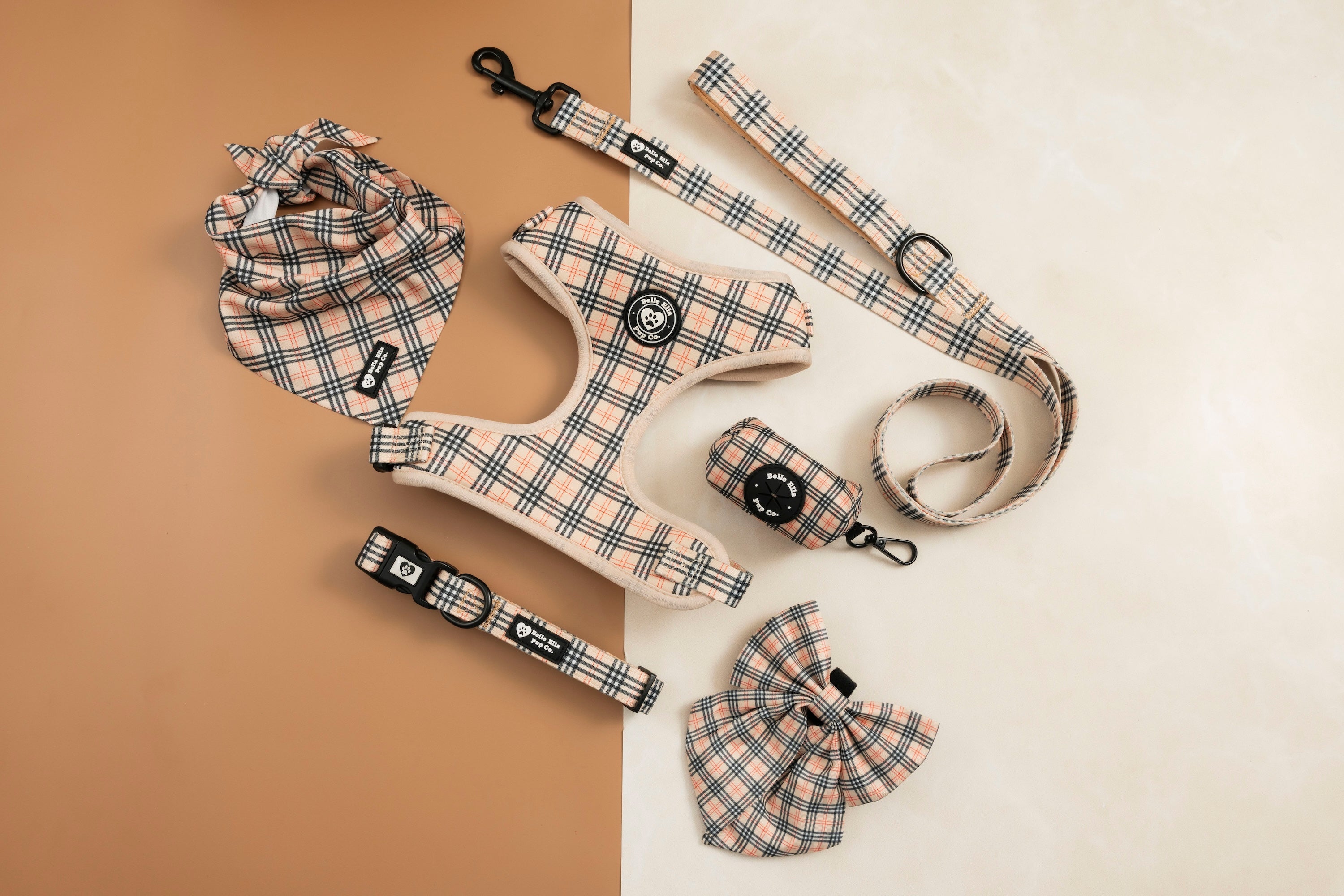 5 pcs. Harness Set - Plaid