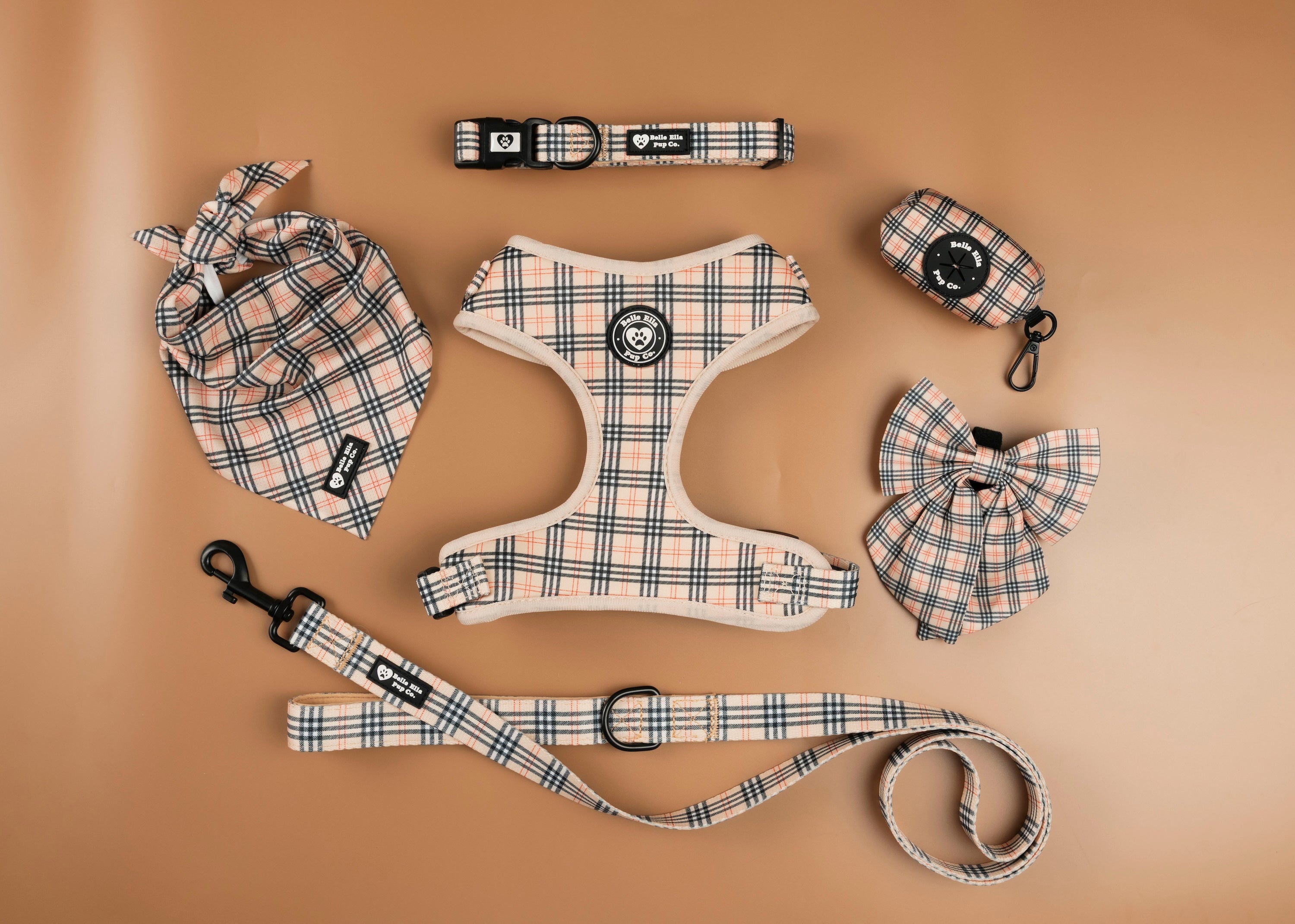 5 pcs. Harness Set - Plaid