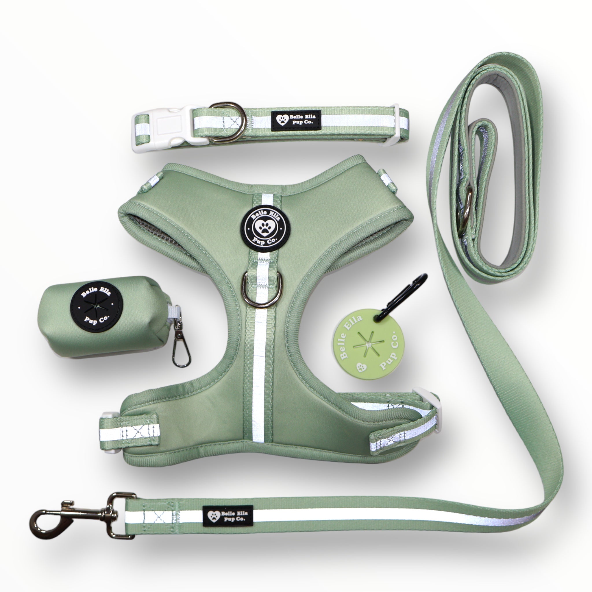 5 pcs. Harness Set - Matcha Green